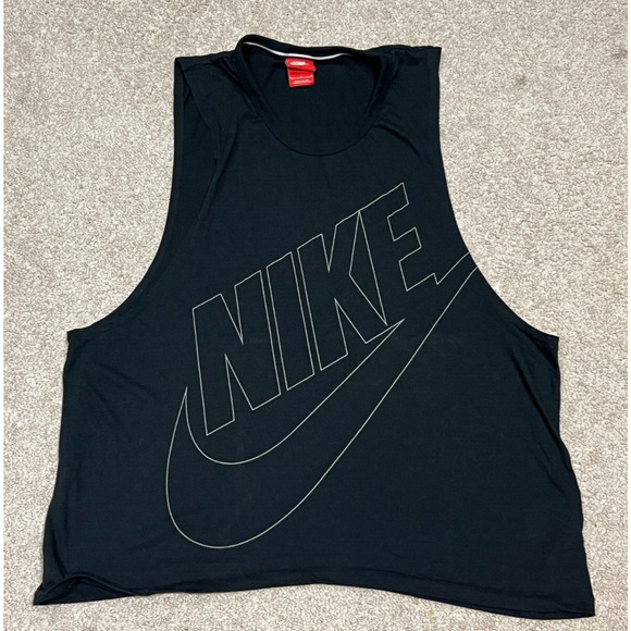 Vintage Nike Big Swoosh Women’s Large Tank Top Red Tag - Picture 1 of 4